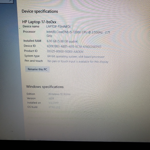 Hp business laptop - Picture 2 of 4